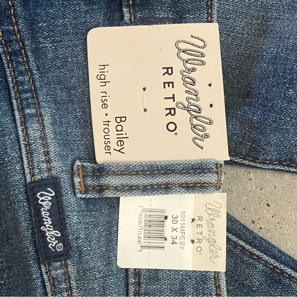 Wrangler Retro High Rise Denim Jeans